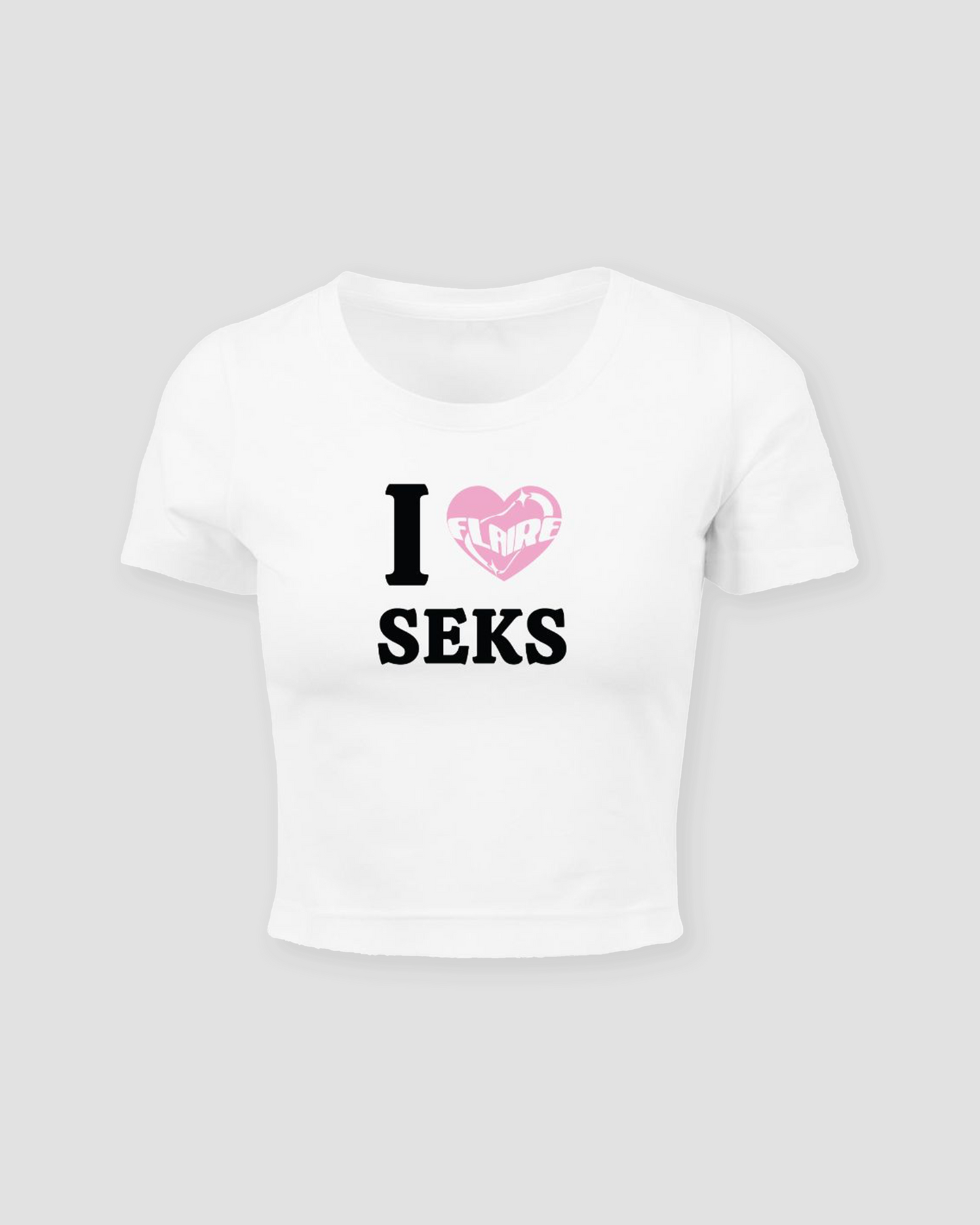 'I Love S*ks' Cropped Tee (W)